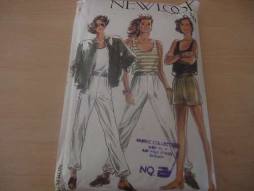 NEW LOOK PATTERNS 6339 CASUAL  PANTS/SKIRT/JACKET/TOP  SIZES 8 - 16  COMPLETE