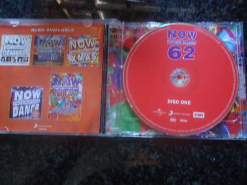 POP - 2 discs NOW THAT'S WHAT I CALL MUSIC -62- ORIGINAL ARTISTS -  DOUBLE CD