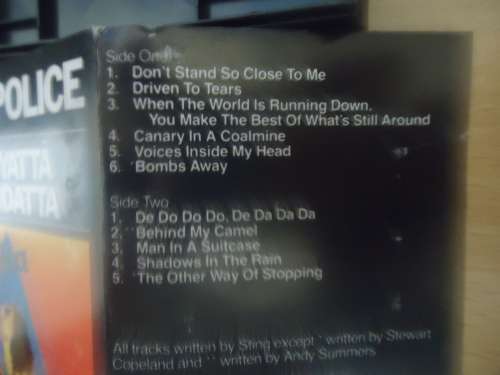 On offer THE POLICE - ZENYATTA MONDATTA - CASSETTE TAPE