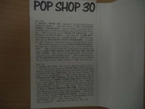 On offer POP SHOP VOLUME 30   CASSETTE TAPE