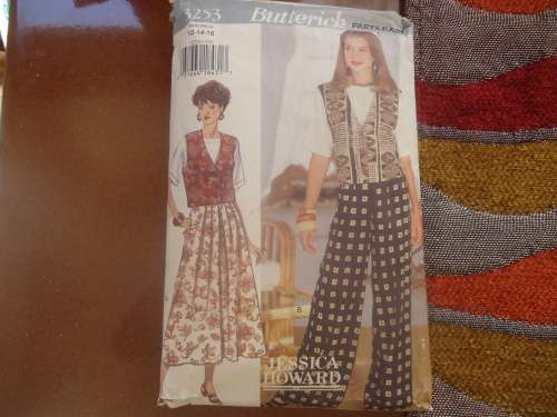 BUTTERICK PATTERN  3253  SIZES 12 + 14 + 16  COMPLETE