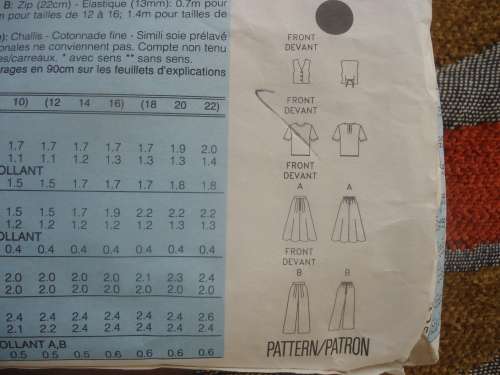 BUTTERICK PATTERN  3253  SIZES 12 + 14 + 16  COMPLETE