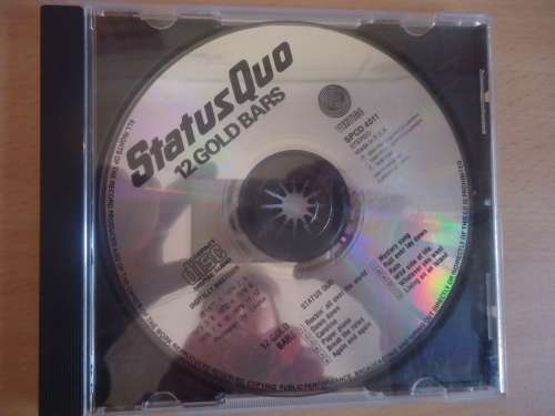 ROCK: STATUS QUO - 12 GOLD BARS - CD - NO FRONT SLEEVE