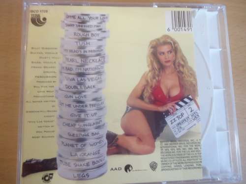 POP:  ZZ TOP - GREATEST HITS -  CD - MISSING FRONT INNER SLEEVE