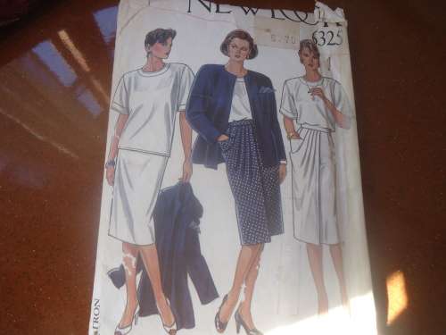 NEW LOOK PATTERNS 6325 JACKET/TOP/SKIRT  SIZES 8 - 18 - COMPLETE
