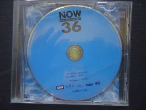 POP - : NOW THAT'S WHAT I CALL MUSIC VOLUME 36-  CD -  -WITH BACK COVER & SONG TITLES