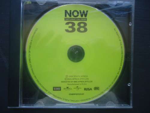 POP - : NOW THAT'S WHAT I CALL MUSIC VOLUME 38-  CD - SUPPLIED IN A CD COVER  - no inner sleeve