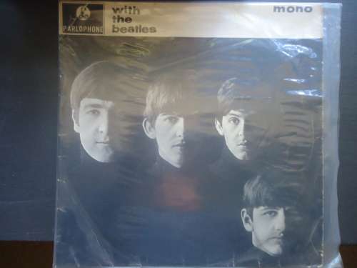 BEATLES "WITH THE BEATLES" 1963 PARLOPHONE MONO LP + PLASTIC COVER