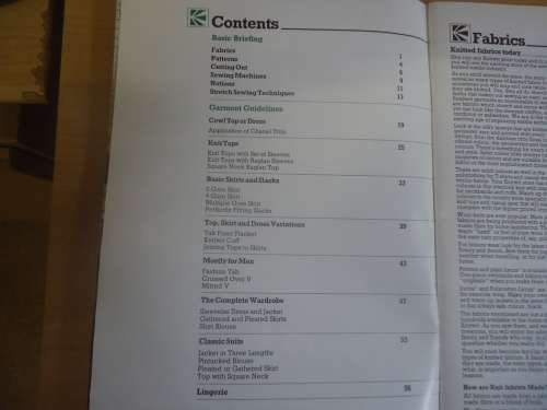 KNITWIT INSTRUCTION MANUAL - CREATIVE SEWING WITH  KNIT FABRICS - COMPLETE - 64 A4 PAGES