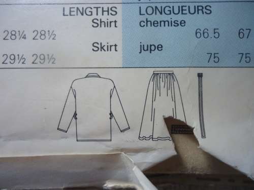 BUTTERICK  PATTERN 6060/690 SKIRT /JACKET  SIZES B = 16 + 18 + 20 + 22 + 24 COMPLETE & UNCUT