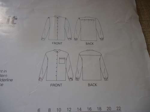 KNITWIT PATTERNS 6000 "OVERSHIRTS" SIZES 6 - 22