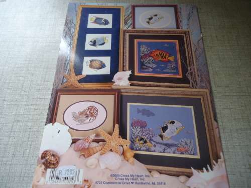 "TROPICAL FISH TREASURES" CROSS STITCH PATTERN - BY CROSS MY HEART