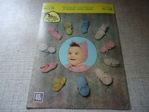 PATONS  #C 19 32 DIFFERENT BOOTEE DESIGNS - 28 PAGE A4 BOOKLET