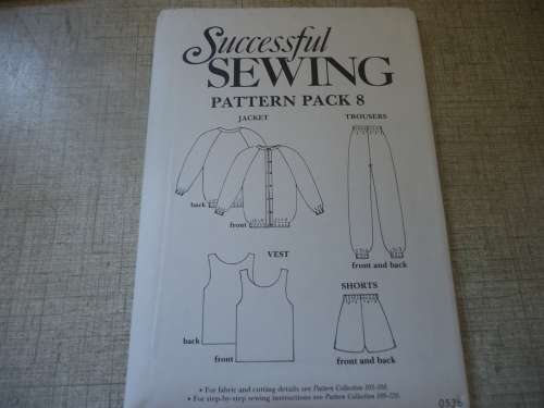 SUCCESSFUL SEWING  PATTERN PACK 8 4 SEPARATES FOR ACTIVE WEAR SIZE 8 - 16