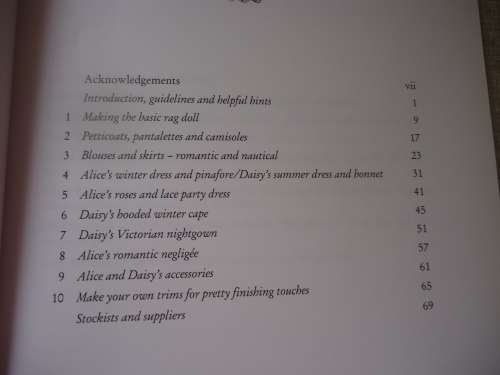 "ALICE & DAISY" EDWARDIAN RAG DOLL SISTERS TO MAKE & DRESS - VALERIE JANITCH - 78 PG BOOK