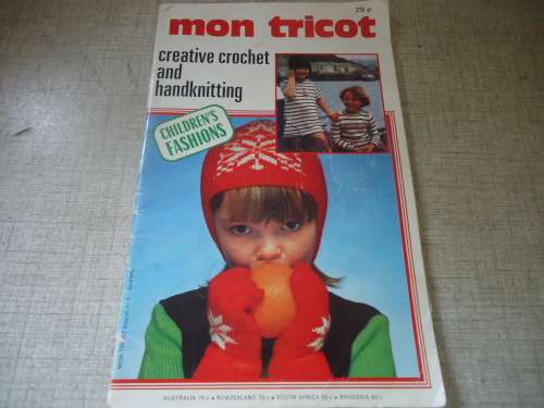 MON TRICOT - KNIT AND CROCHET  66 A4 PAGES OF CHILDREN'S FASHION PATTERNS