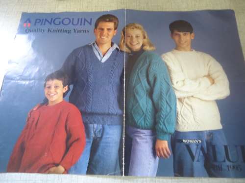 PINGOUIN # 91351 ARAN KNITS FOR THE WHOLE FAMILY