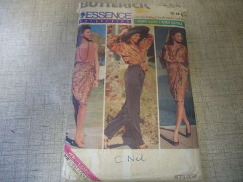 BUTTERICK PATTERN 4854 SHIRT, TANK TOP, & WRAP SKIRT  12 + 14 +  16 SEE DESCRIPTION