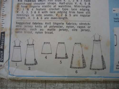 SIMPLICITY  #9115 HALF SLIP PETTICAOT ONLY SIZE 14 BUST 36" - SEE DESCRIPTION