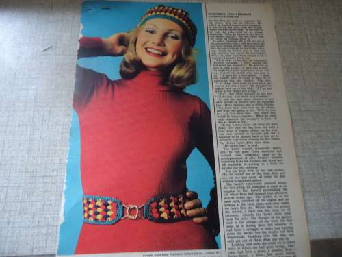 A TOUCH OF INSPIRATION - LADIES BERET & BELT  CROCHET PATTERN