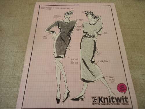 KNITWIT PATTERN 1000 LADIES CHEMISE DRESSES & TOPS SIZES 6 - 22 -  COMPLETE