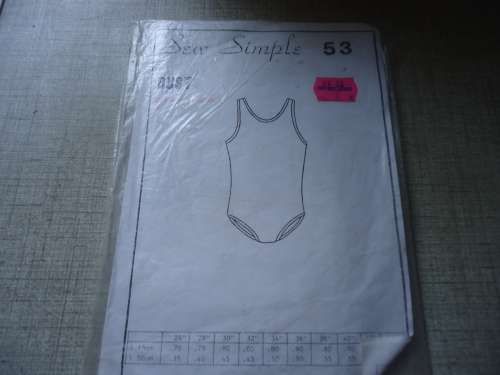 SEW SIMPLE  PATTERNS #53 COSTUME  SIZES 30" OR 76 CM   COMPLETE