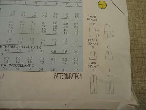 BUTTERICK PATTERN 4554 SKIRT & PANTS SIZE 6 + 8 + 10 + 12  COMPLETE