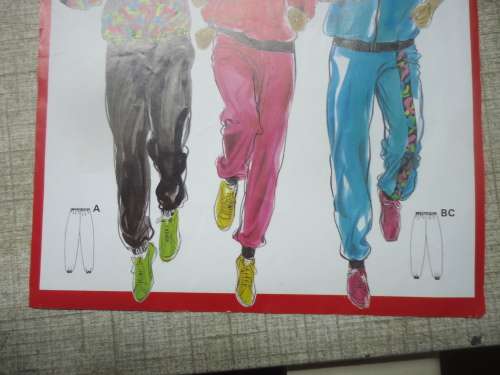 BURDA PATTERNS 5298 "UNISEX TRACKSUIT WITH HOODIE" SIZES 36/38" - 54/56" COMPLETE