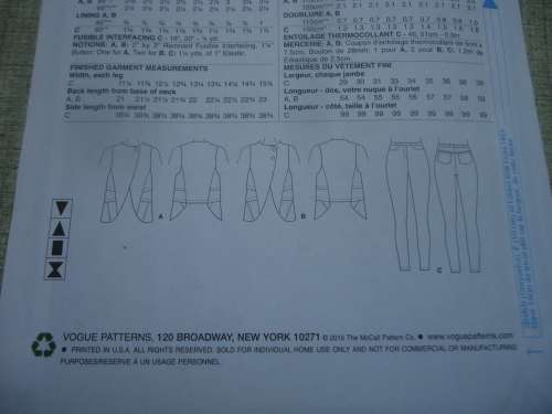 NEW VOGUE DESIGNER ORIGINAL PATTERNS V9216 MARC TILTON SIZES 6 + 8+10+12+14 COMPLETE & UNCUT