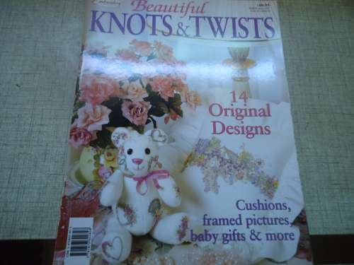 AUSTRALIAN  EMBROIDERY & CROSS STITCH  MAGAZINE "BEAUTIFUL KNOTS & TWISTS"  1998 - 84 PAGES