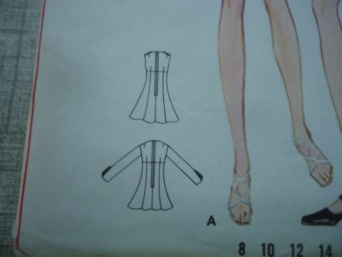 BUTTERICK PATTERN 5673  HIGH BODICE V NECK FLIP DRESS SIZES 12 COMPLETE