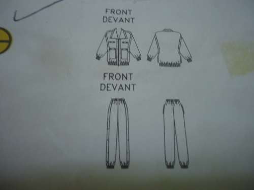 BUTTERICK PATTERN 6540 CASUAL WEAR JACKET & PANTS  SIZES, XS,S & M ( 6 - 14) -COMPLETE
