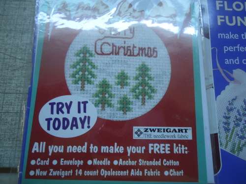 CROSS STITCH GALLERY- UK - ISSUE 35  - 68 PAGE  CROSS STITCH CARD MAGAZINE WITH FREE KIT