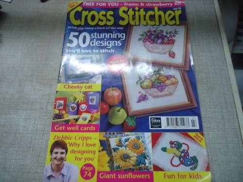 CROSS STITCHER UK - ISSUE JULY 1998  - 76 PAGE CROSS STITCH MAGAZINE