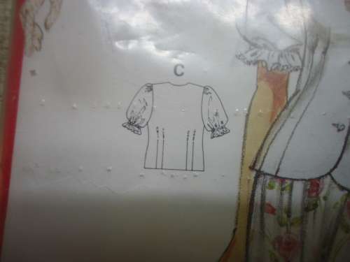 BURDA PATTERNS 5358 SHAPED NECK TOP  SIZES 12 - 20 + 40 COMPLETE