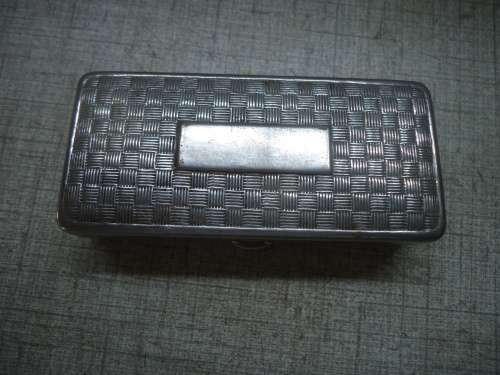 RARE VINTAGE GILLETTE FAT BOY HANDLE SAFETY RAZOR- MADE IN USA-SUPPLIED IN BROWN VELVET SILVER CASE