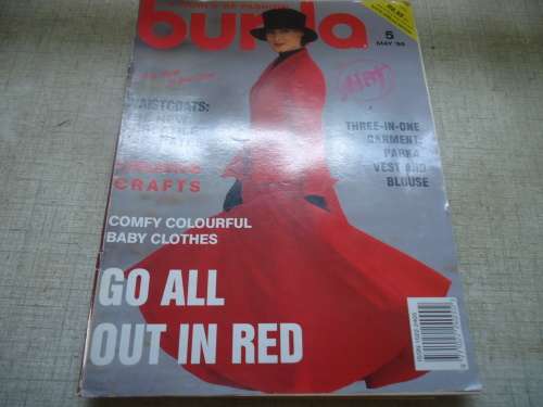 BURDA - MODERN FASHION MAGAZINE MAY 1995-ALL PATTERNS & INSTRUCTIONS INC 112 PG
