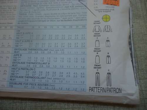 BUTTERICK  PATTERN 3625 TOP, SKIRT & PANTS  SIZE 12 + 14 + 16  COMPLETE