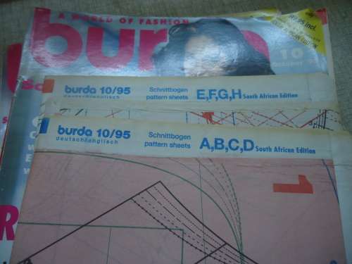 BURDA - MODERN FASHION MAGAZINE OCTOBER 1995-ALL PATTERNS & INSTRUCTIONS INC 118 PG