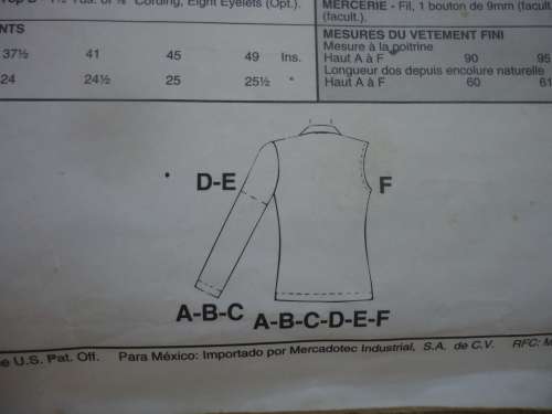 McCALL'S PATTERNS 8745 LADIES TOPS IN 8 STYLES  SIZES XL ( 20 - 22) COMPLETE