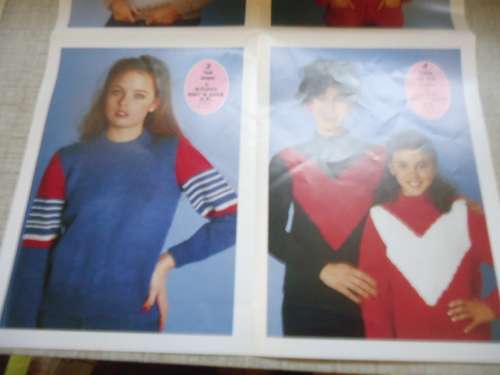 PATONS /OK - KNIT 'N SAVE HAND KNITTING COLLECTION - 4 PATTERNS