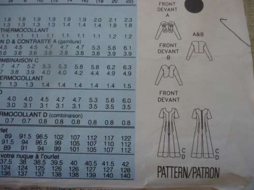 BUTTERICK  PATTERN 3007 JACKET & JUMP SUIT  SIZE 6 + 8 + 10 COMPLETE