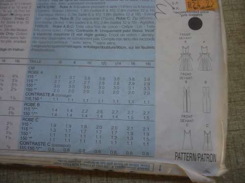 BUTTERICK PATTERN 4540  DRESS SIZE 6 + 8 + 10 + 12 COMPLETE & UNCUT