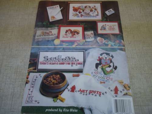 "PUPPY LOVE" CROSS STITCH PATTERN # 3663 - BY AMERICAN SCHOOL OF NEEDLEWORK