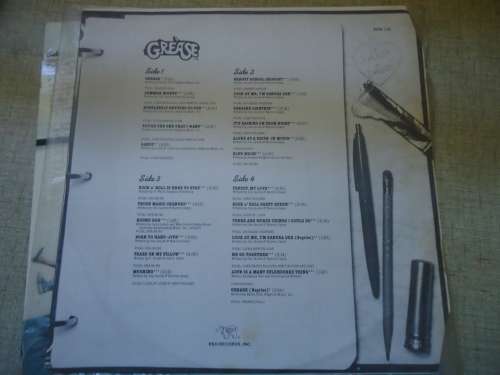 GREASE- JOHN TRAVOLTA & OLIVIA NEWTON JOHN - SOUNDTRACK - 1978 POLYDOR DOUBLE LP SET  2658 125