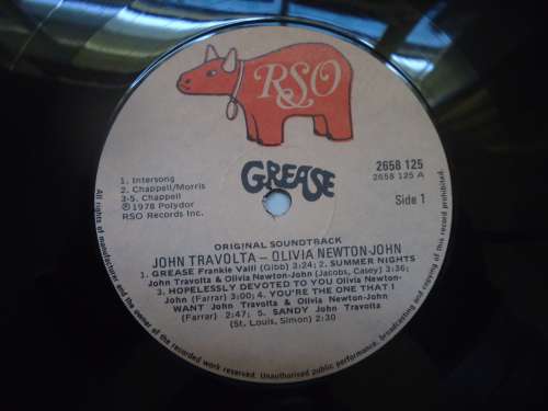 GREASE- JOHN TRAVOLTA & OLIVIA NEWTON JOHN - SOUNDTRACK - 1978 POLYDOR DOUBLE LP SET  2658 125