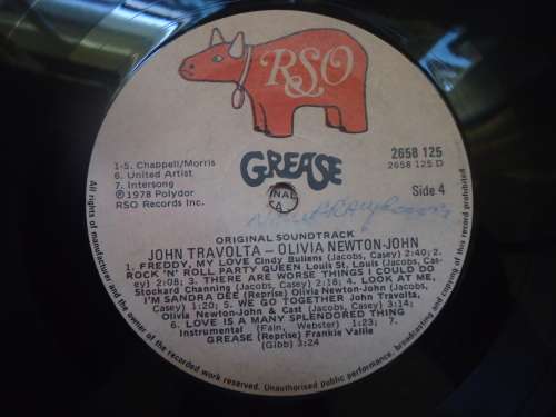 GREASE- JOHN TRAVOLTA & OLIVIA NEWTON JOHN - SOUNDTRACK - 1978 POLYDOR DOUBLE LP SET  2658 125