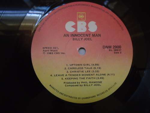 BILLY JOEL - AN INNOCENT MAN -  1983 CBS LP DNW 2900 + SHRINKWRAP