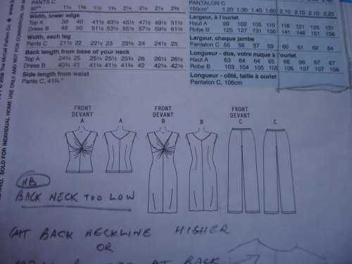 BUTTERICK PATTERN B4789   PULLOVER TOP, DRESS & PANTS SIZE BB 8 + 10 + 12 + 14COMPLETE