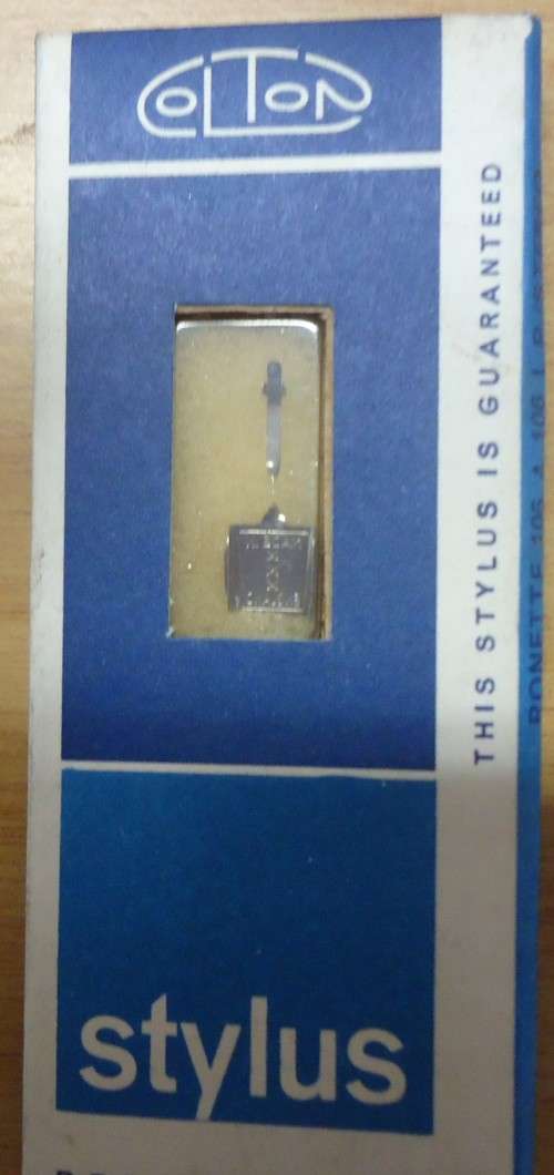 RONETTE105 & 106 LP STEREO RECORD PLAYER NEEDLE/TURNTABLE STYLUS - COLTON STYLUS-MADE IN ENGLAND